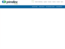 Tablet Screenshot of primeline.ie